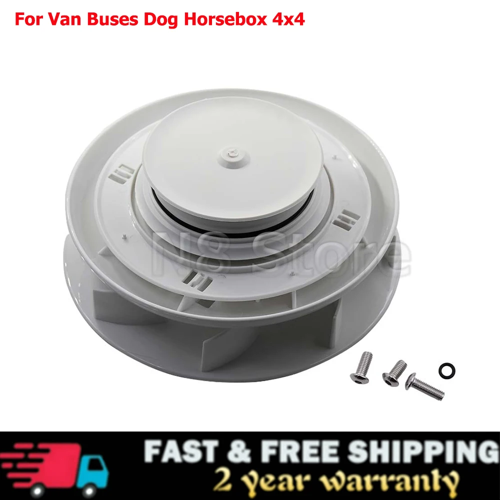 

Wind Driven Van Vent Spinning Roof Fan Low Profile Rotary Dog Horse 4x4 Air Rotating Roof Vent For Vans Buses Rotary Roof Vent