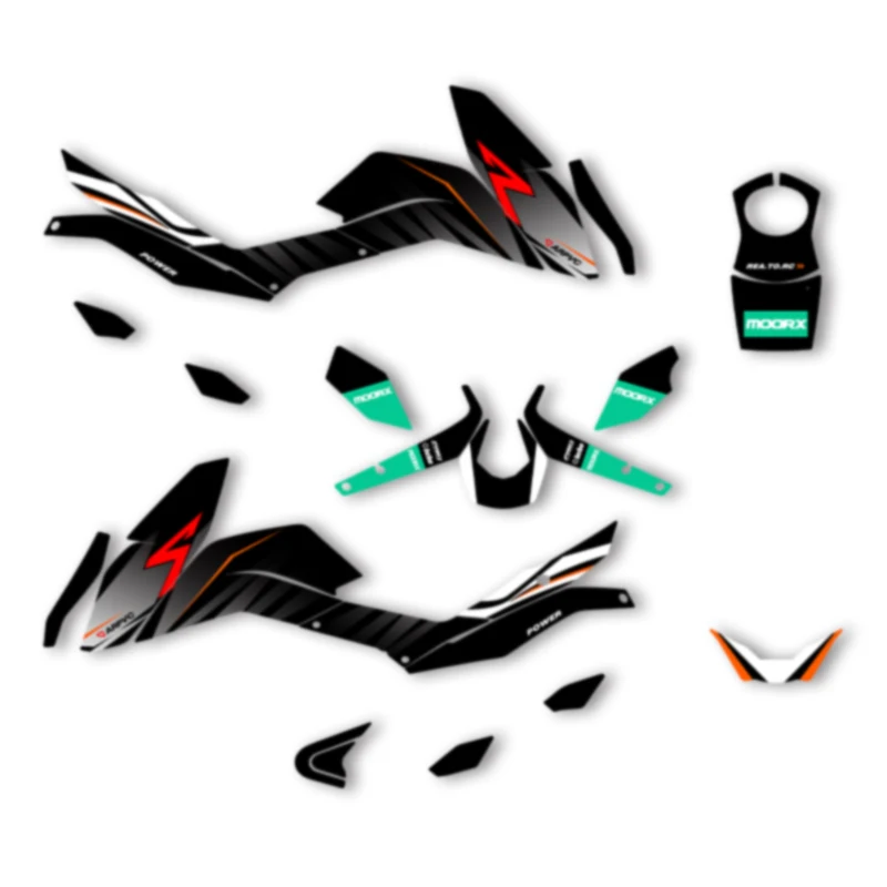 

DSMTECH Team Motorcycle Graphics Background Decals Stickers Kits For KTM Duke 125 200 390 2011 2012 2013 2014 2015 2016 002