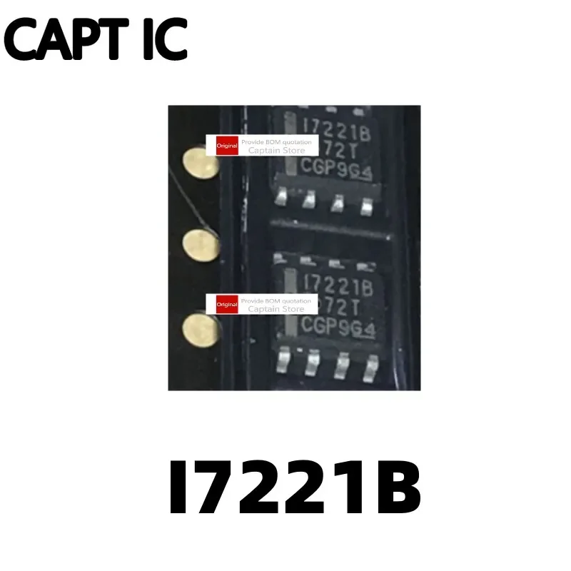 5PCS Dual channel digital isolator ISO7221BDR I7221B 17221B original SOP8