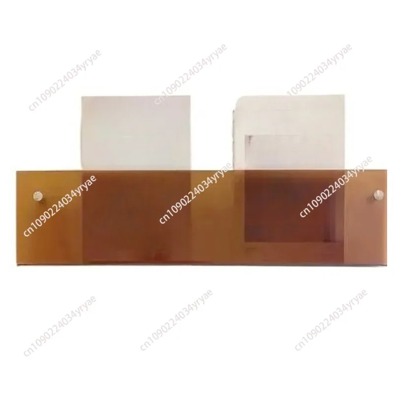 1pcs INS Transparent Acrylic Wall Magazine Storage Rack Bookshelf Children's Picture Book Newspapers Records Wall Storage Holder