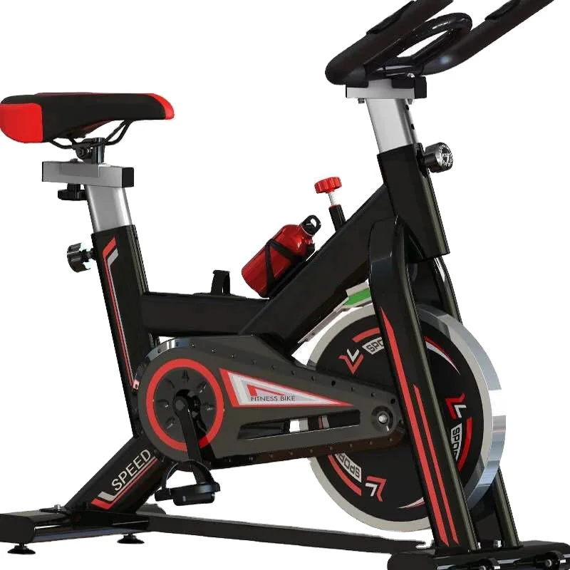 

Indoor Cycling Bike with Comfortable Seat - Adjustable Resistance Home Fitness Spinning Bike
