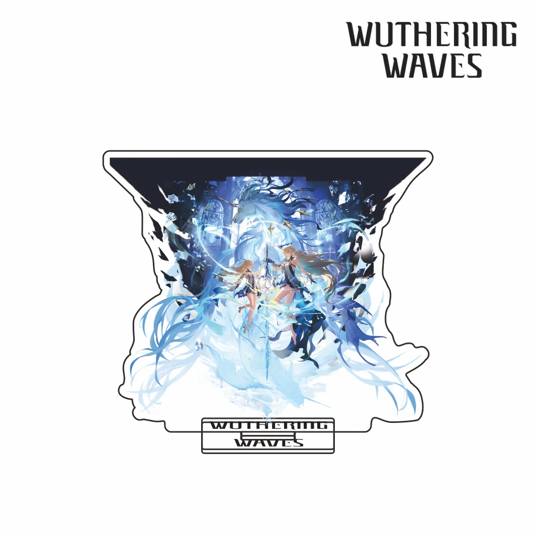 Wuthering Waves Series 2026 New Arrival Acrylic Stand Keychain Cartethyia Qingxiao Hiyuki Game Splash Art Desktop Decor Gift