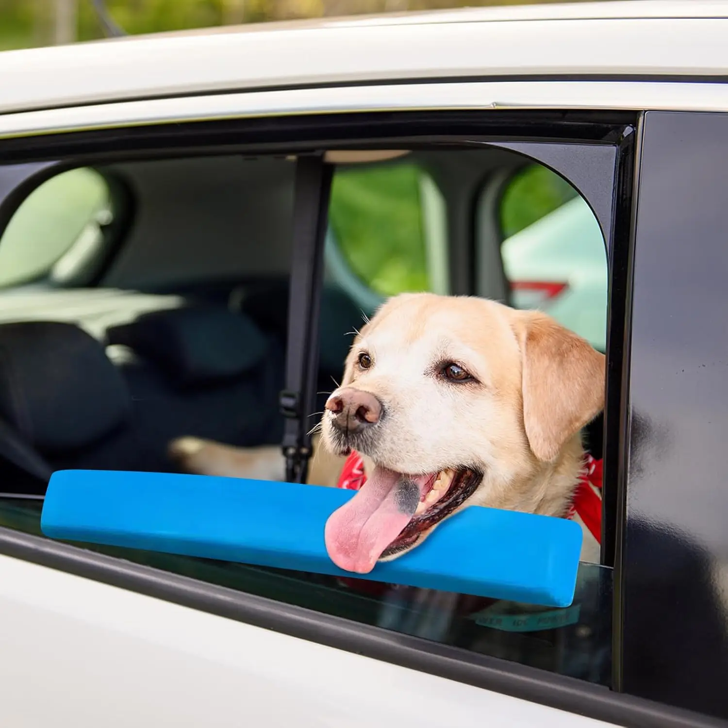 15,7 Zoll Hunde-Autofensterkissen, Hunde-Kopfstützenpolster, Sicherer Autofenster-Lückenfüller, Passt für die Meisten Autos – Detail 4