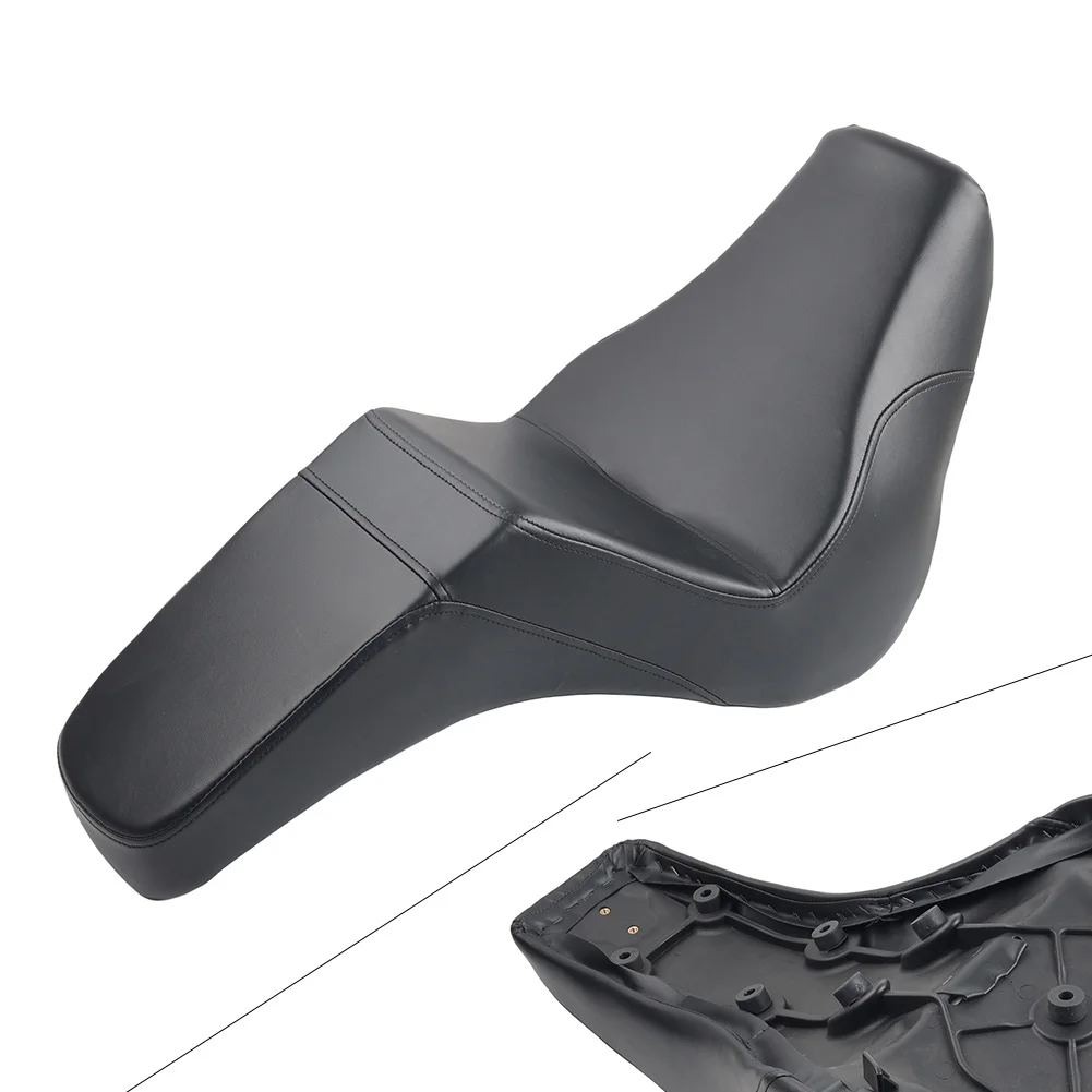 Motorcycle One Piece Driver Passenger Seat leather Two-up Seat For Harley Softail Street Bob FXBB 2018-2023 For FXST 2020-2023
