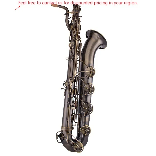 

Taishan Factory Made EB Tone Antique Bronze Color Brass Body Baritone Saxophone