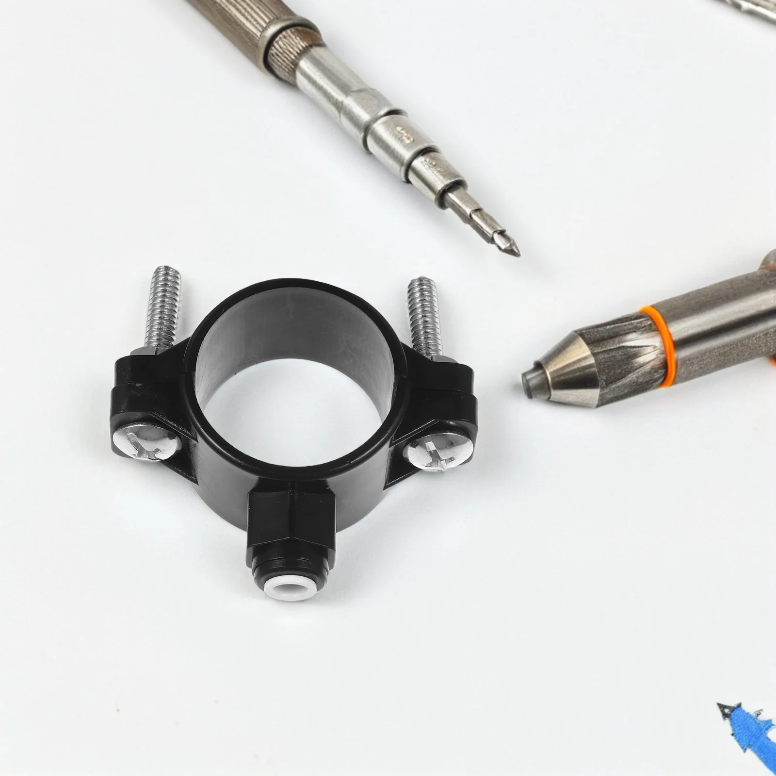 

Drain Saddle Valve Clamp For Reverse Osmosis System Durable Water Filters Clamp Universal Fit Ro Systems Portable Drain