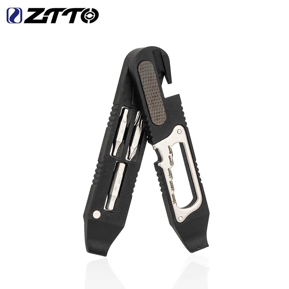 ZTTO Bicycle Mini Ratchet Wrench Portable Multifunction 6mm Socket Heads Allen Key T25 Screwdriver Spanner Bike Tyre Repair Tool