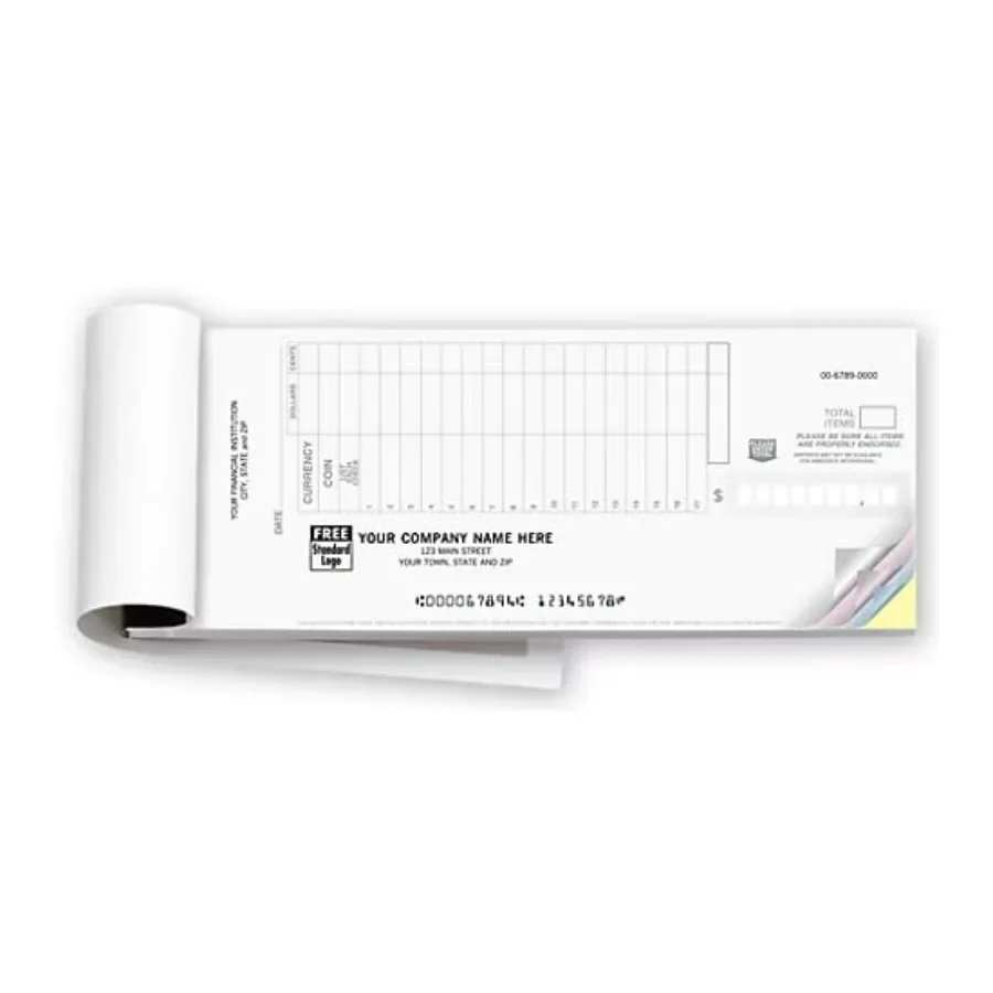 ABC Classic Design Tickets de depósito de 1 pieza Formato libroado 16 libros (1 - Parte)