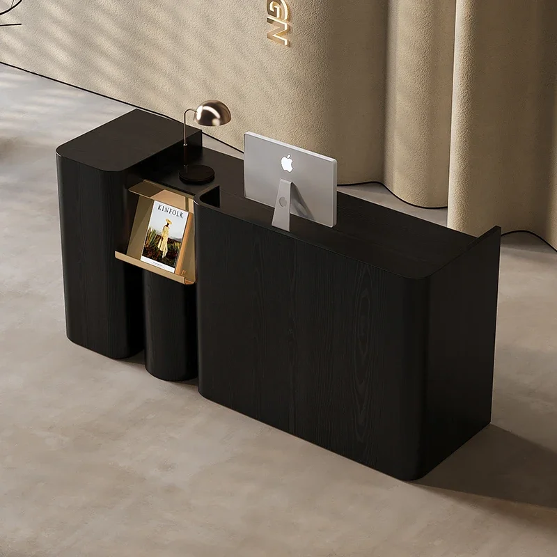 

Italian Design Reception Desks Cash Register Business Counter Reception Desks Front Desk Modern Office Furniture Receptie LLRD