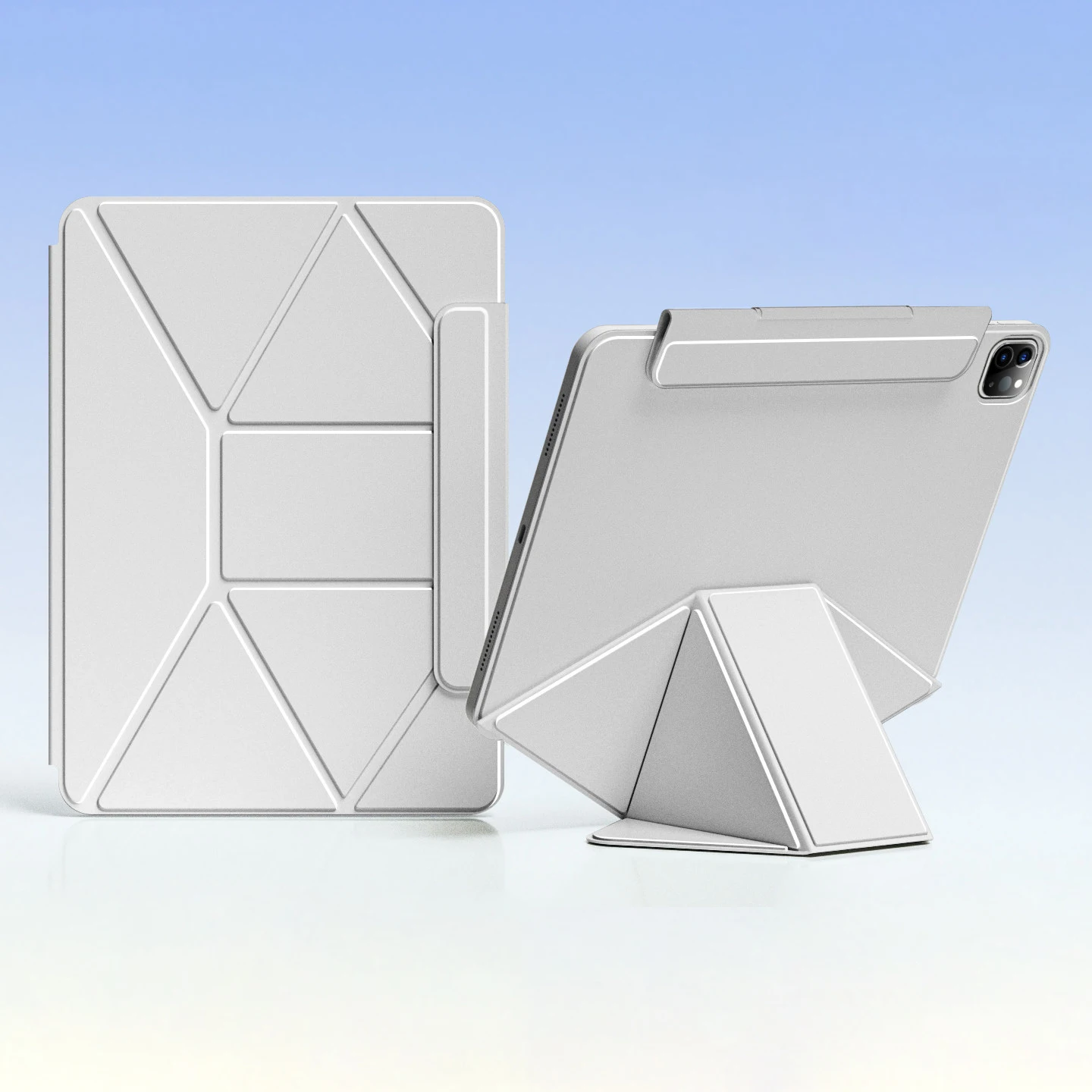 Dynamic Folio Case For iPad Pro 13 11 Case 2025 M5 M4 2026 Funda Case For iPad Air 13 11 Cover 11th/10 Gen Mini A17 6 Pro 12.9 view 5
