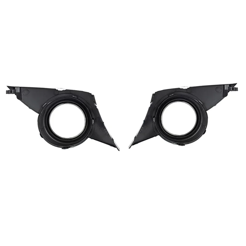 

A04E-1Pair Car Fog Light Covers Front Lower Bumper Foglights Frame Grille For 207 Sport 2006-2009