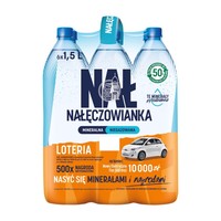 Non-carbonated natural mineral water 1.5L X 6 pieces