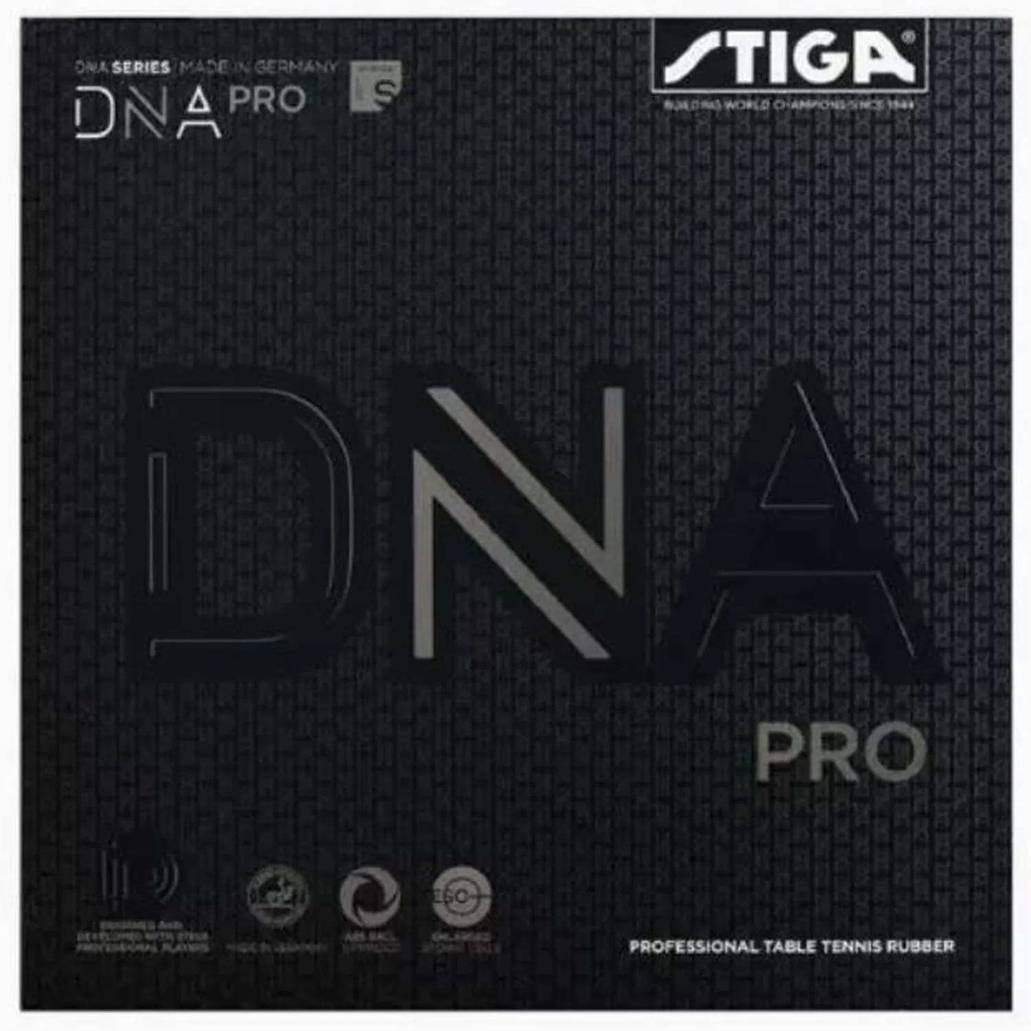 Stiga dna pro m/h/s Tischtennis gummi (hergestellt in Deutschland) pips-in original stiga dna ping pong schwamm – Detail 17