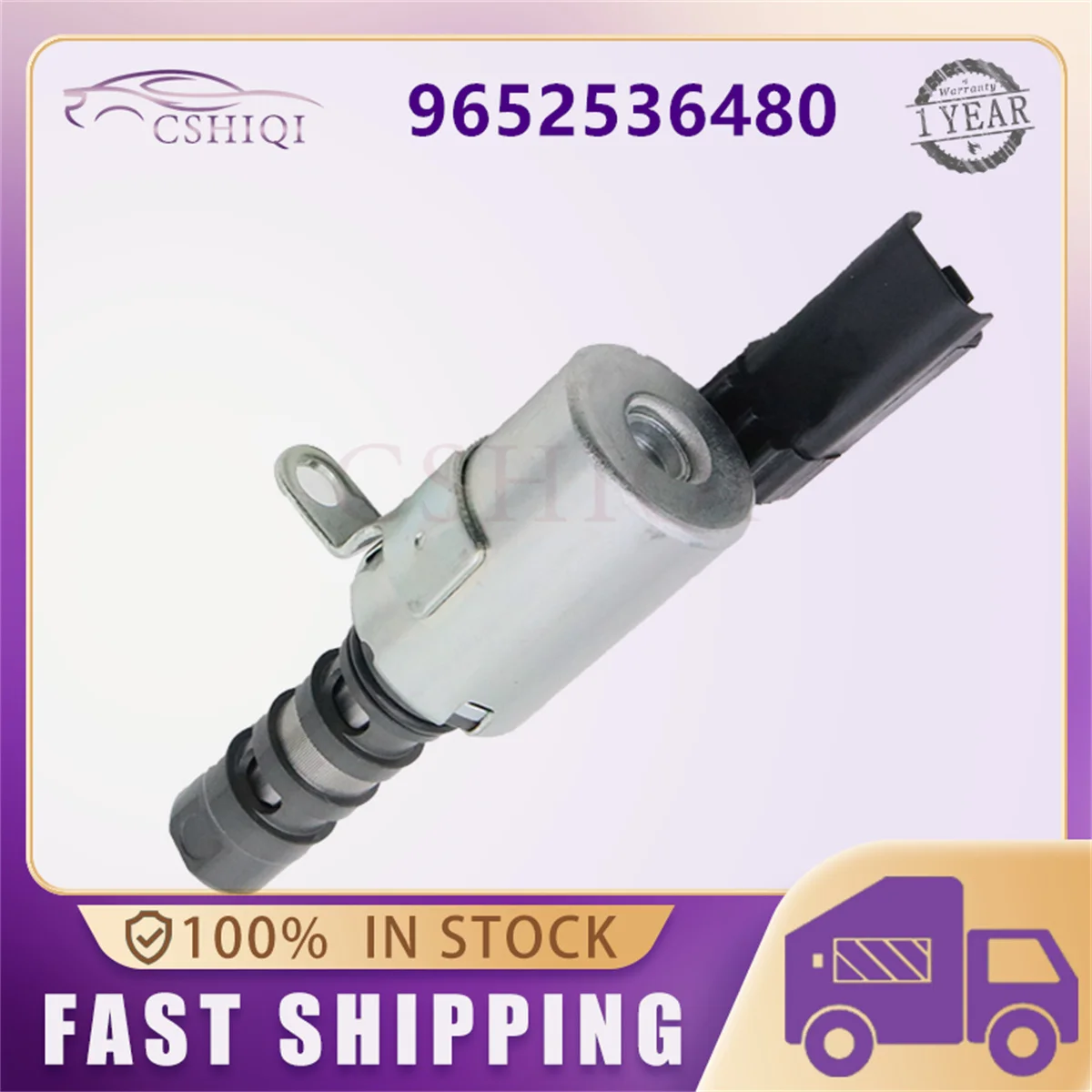 

9652536480 Соленоид регулировки газораспределения VVT для Peugeot 307 408 508 2,0 Citroen C4 C5 2006 2007 2008 2009-2013 Автозапчасти