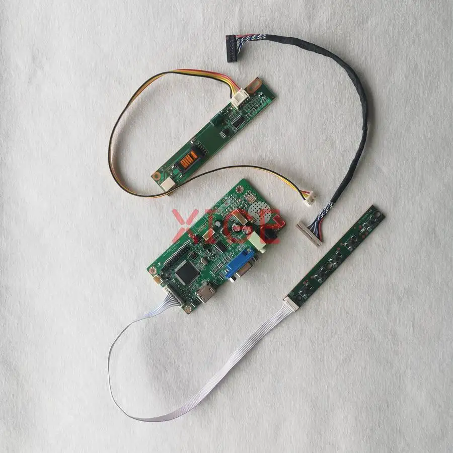 

Комплект для самостоятельной сборки контроллера ЖК-экрана для TX34D62VC1CAC LP133X5 LP133X3 LP133X4, 1024x768, VGA+HDMI, 20-контактный LVDS, 1-CCFL, 1024*768