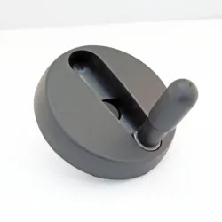 80mm diamter Plastic solid handwheel with folding handle machery handwheel