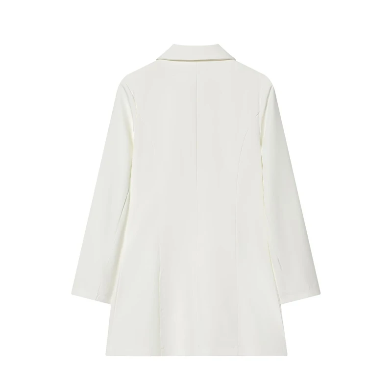 KEYANKETIAN 2026 Spring New Women's Mid-length Slim Suit Coat Asymmetrical One-Button Office Lady Fashion Blazer Outerwear Top