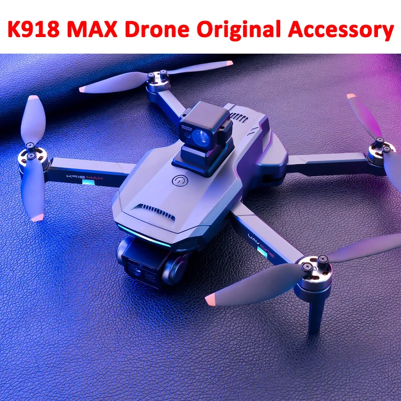 K918 MAX GPS Drone Original Spare Part Propeller Props Main Blade Wing Front Rear Arm with Engine Lipo Battery USB Charger Cable