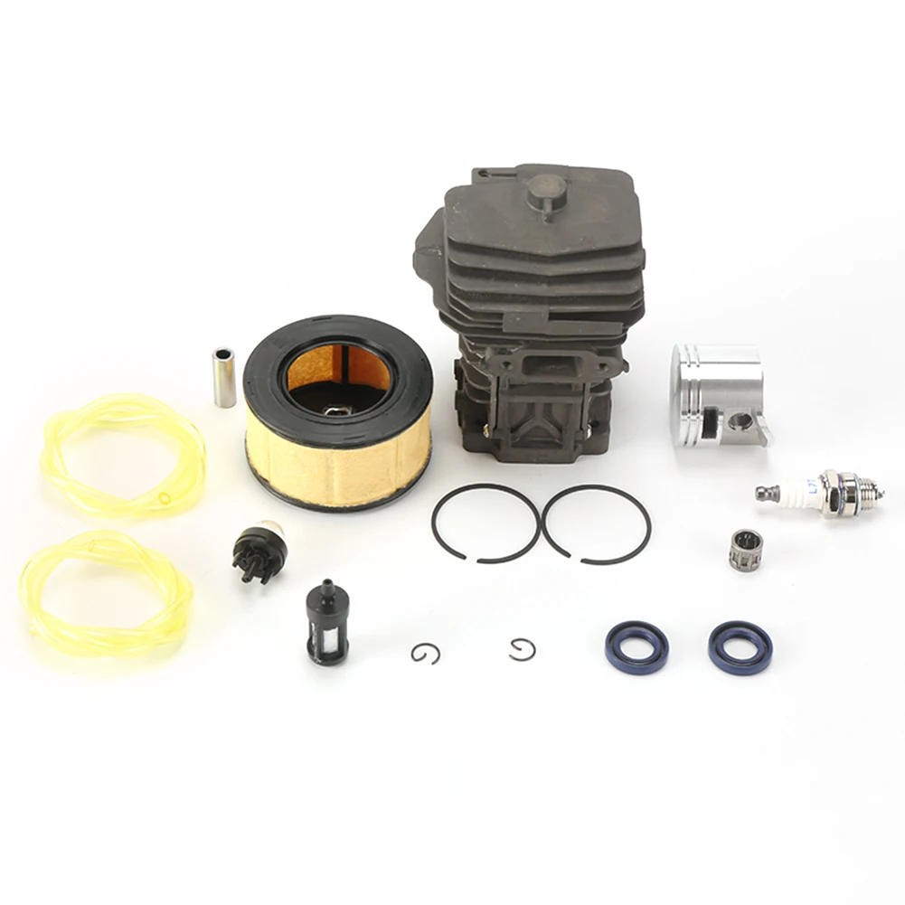 Piston Cylinder Bulb Chainsaw 1143 020 1207 Accessories Air Filter Fittings Kit Reliable For MS251 for ms 251 44mm