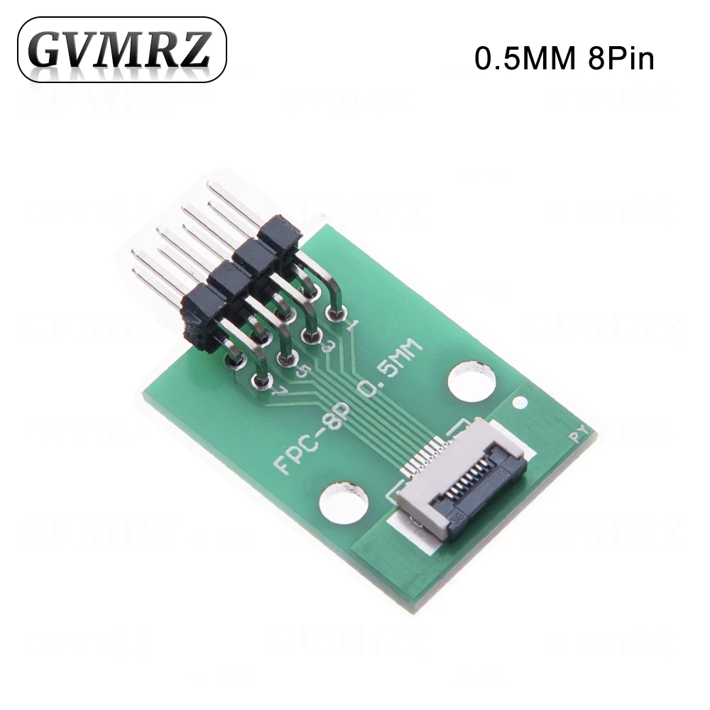 0.5mm 1.0mm pitch Connector SMT Adapter to 2.54mm hole FPC FFC Cable Welded board With Pin / Empty Board 6P 8P 10P 12P 20P 24P