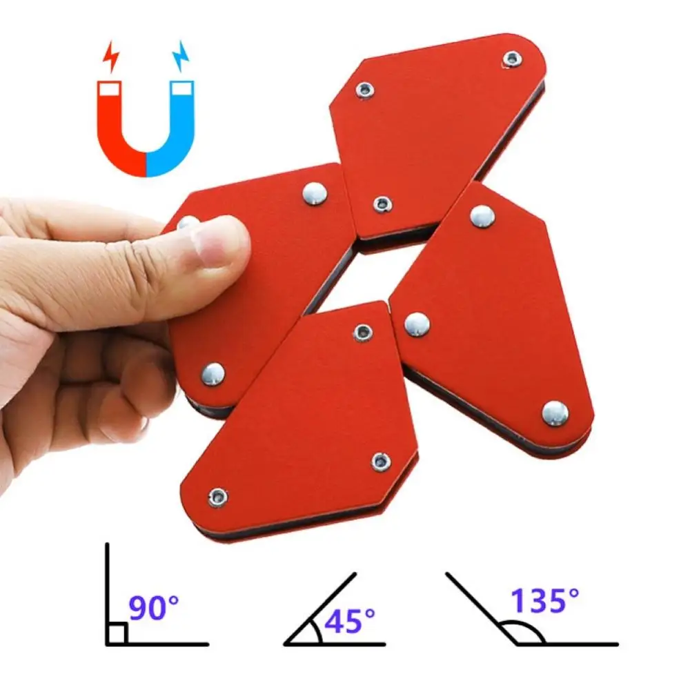 Weld Holder 45-135 Degrees Magnetic Welding Angle Holder Triangle Positioner Fixing Tool Dowel Soldering Ruler