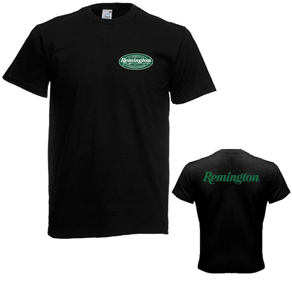 

2025 Fashion Men Remington Logo Guns Firearms T Shirt Casual Oversized Breathable T-shirt Graphic Youth Cloth Streetwear S-3XL