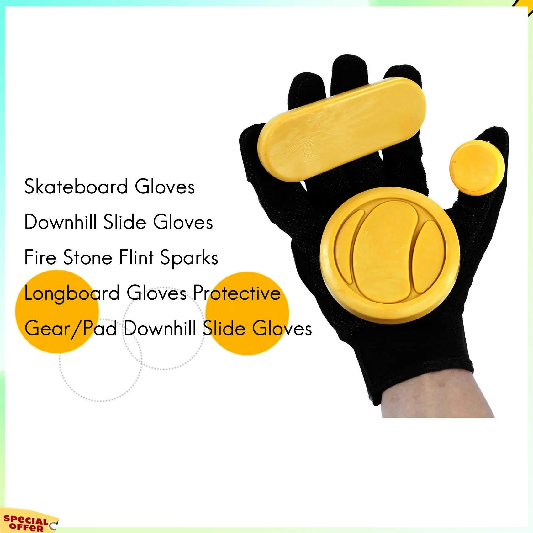 Thumbnail 2 - #10 Latest Skateboarding Gloves Offers