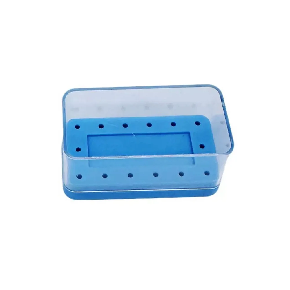 

Dental Bur Holder 8/14 Holes Square Magnetic Design Autoclavable Reusable Dental Burs Storage Box Tools