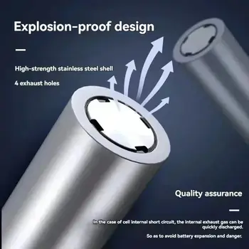 100% 原廠 26650 3.7V 5000mAh 50A 動力鋰離子電池 26650A,Geeignet Für LED Taschenlampe 充電電池 10 最佳銷售 26650a - №2