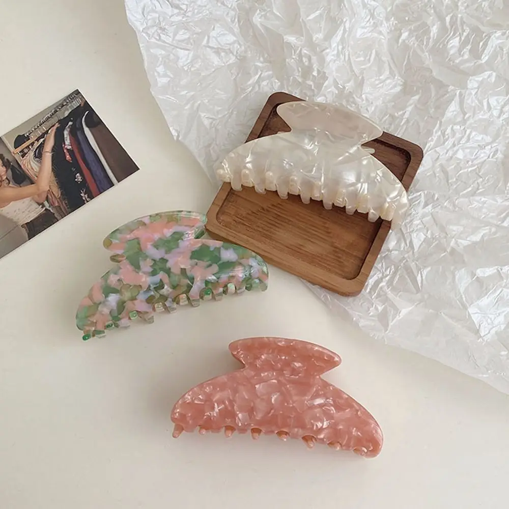 

Заколка для волос Sweet Shark, заколка для волос с французским цветком, женские аксессуары для волос, заколка для волос из ацетата, пластиковый коготь для волос, головные уборы в корейском стиле