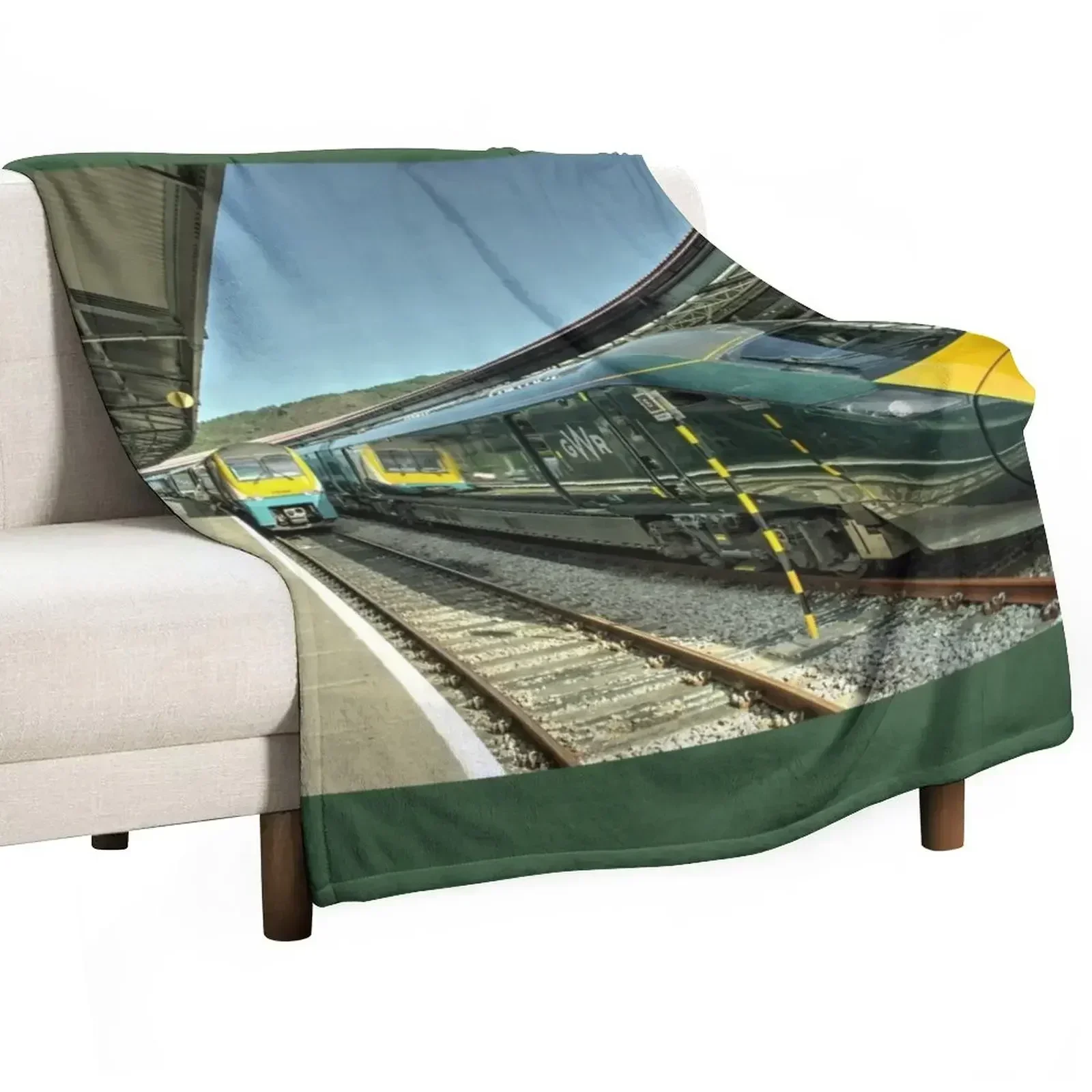 

Swansea IET Throw Blanket Luxury Brand Plush Luxury Throw Blankets
