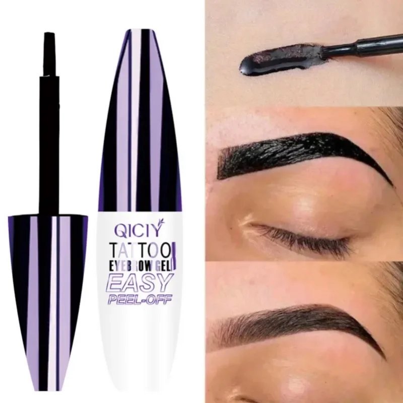 1PC Long-lasting Tattoo, Easy Peeling, Multiple Color Options, High Pigment, Natural, Eyebrow Tint, Create Flawless Eyebrows