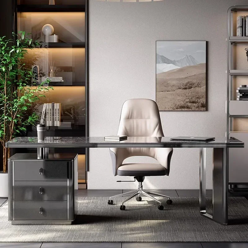 

Bedroom Standing Desk Balcony Workstation Writing Desktop Table Desk Study Executive Escritorio Oficina Media Console Furniture