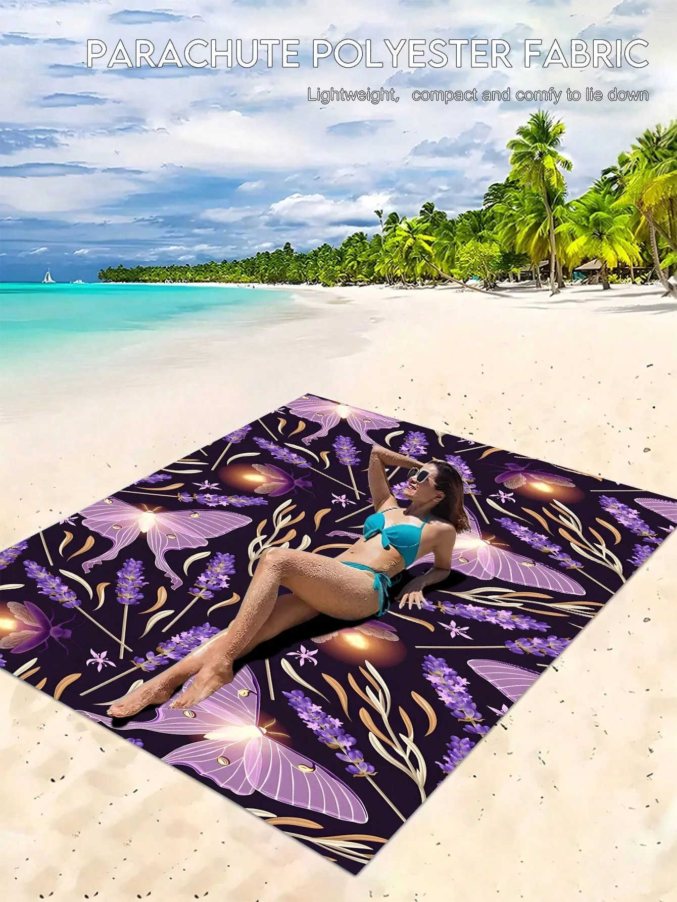 

Pink and Black Butterfly Beach Towels Travel Essentials Travel Accessories Sun Lounge Chairs Beach Essentials