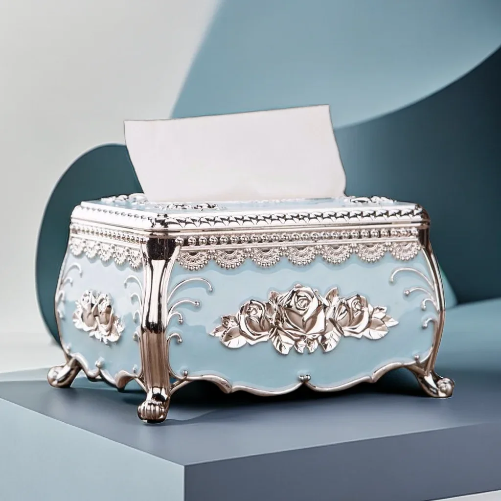 Chinese Style Tissue Box, Bedroom Bedside Table, Paper Drawing Box, Living Room, Office Desk, Beautiful Decoration Tissue Box