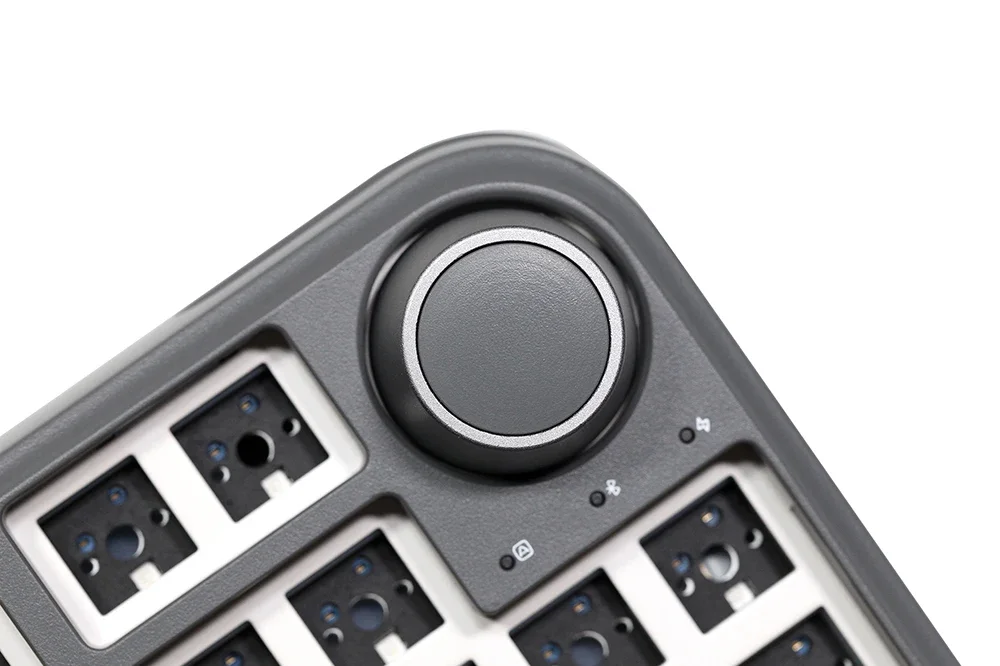 Dukharo-kit de teclado mecánico inalámbrico 96 VN96 98%, mando giratorio, 3 modos, interruptor intercambiable en caliente, efecto de iluminación RGB tipo c 2,4G BT