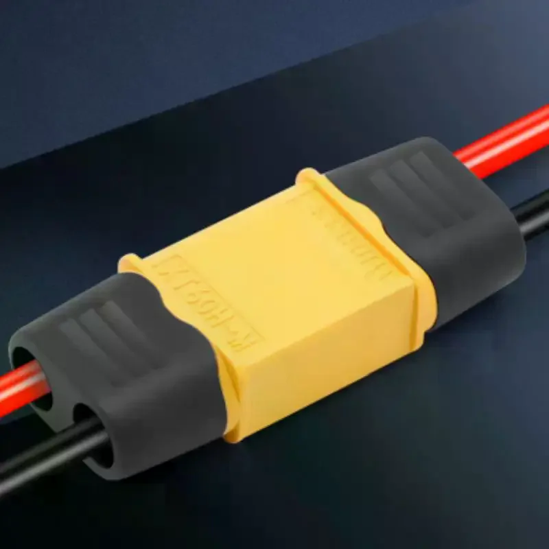 ขั้วต่อแบบหัวกระสุน XT60H ตัวผู้ ตัวเมีย 1 คู่ พร้อมปลอกหุ้ม ขั้วต่ออัพเกรด XT60 สำหรับแบตเตอรี่ลิเธียม รถบังคับวิทยุ เครื่องบินบังคับวิทยุ