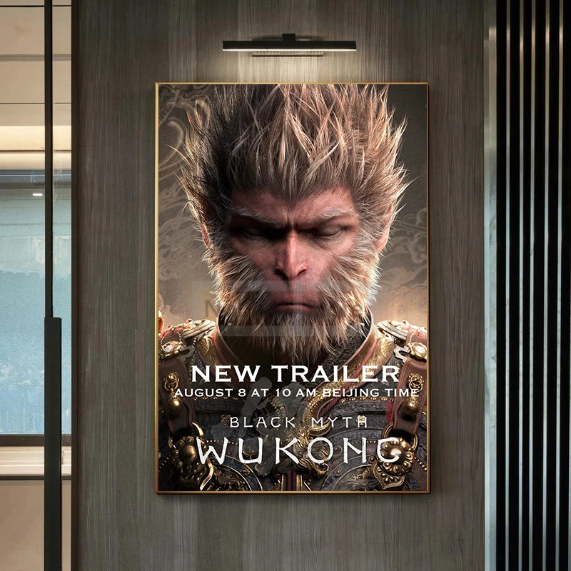 China Latest Video Games Black Myth Wukong Poster Journey to the West Prints Canvas Painting Wall Art Pictures Home Room Decor