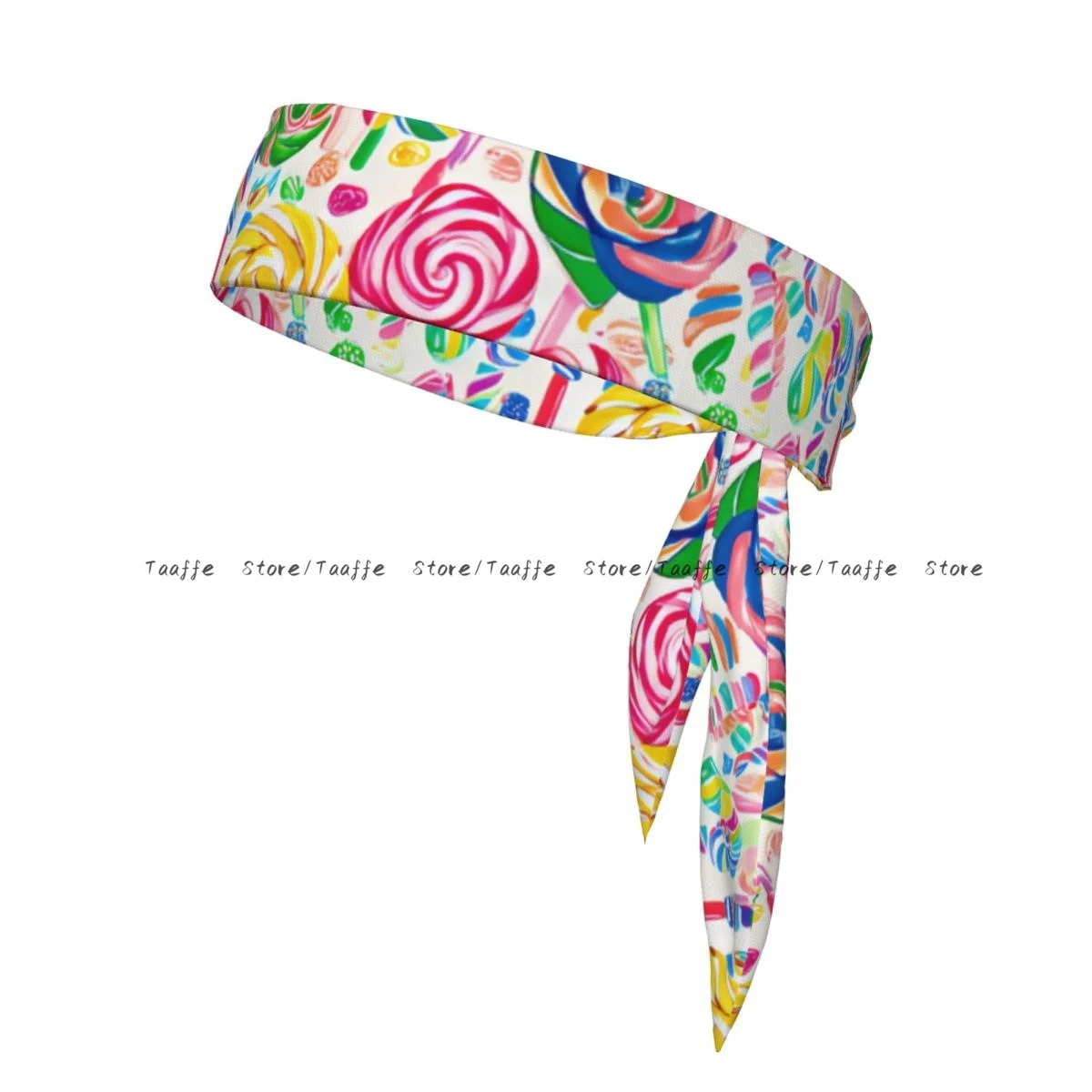 

Повязки на голову с завязками, конфетные леденцы, трости, спортивная повязка на голову, спортивная повязка на голову, бандана, впитывающая пот