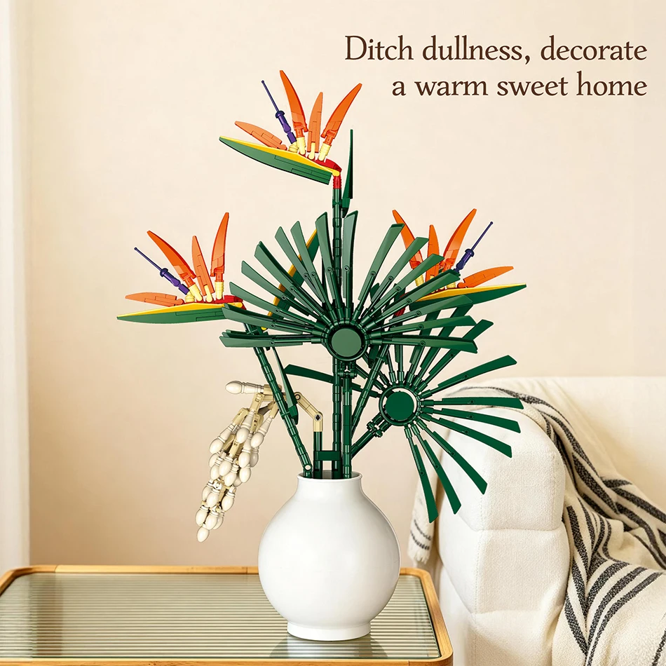 530 pièces de blocs de constru - Bird Paradise Strelitzia avis et prix
