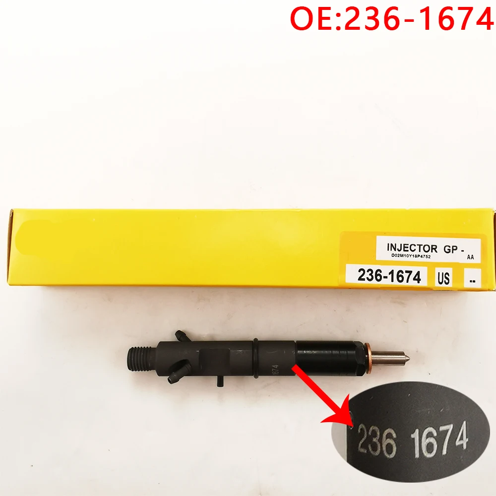 For 414E 416D 416E 420D 420E 422E C4.4 excavator fuel injector 20R-0471 236-1674 B03201A LJBB03201A  20R2471 2361673 2645k011