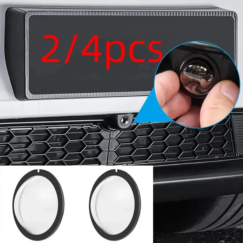 Protector de Lente para Cámara de Coche, 2/4 Piezas, Cubierta para Cámara de Visión Trasera 360 °   Protección de cámara, antiarañazos, resistente al agua