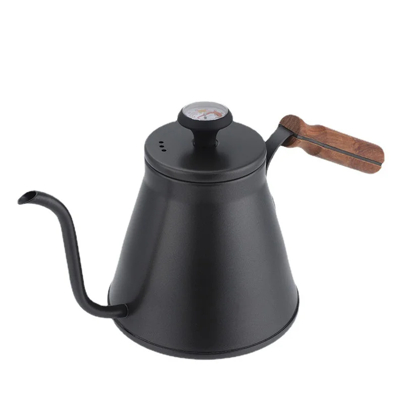 1.2L Pour Over Kettle Stove Top,Gooseneck Kettle, Coffee kettle with Exact Thermometer， Anti-Hot Handle, for Drip Coffee & Tea