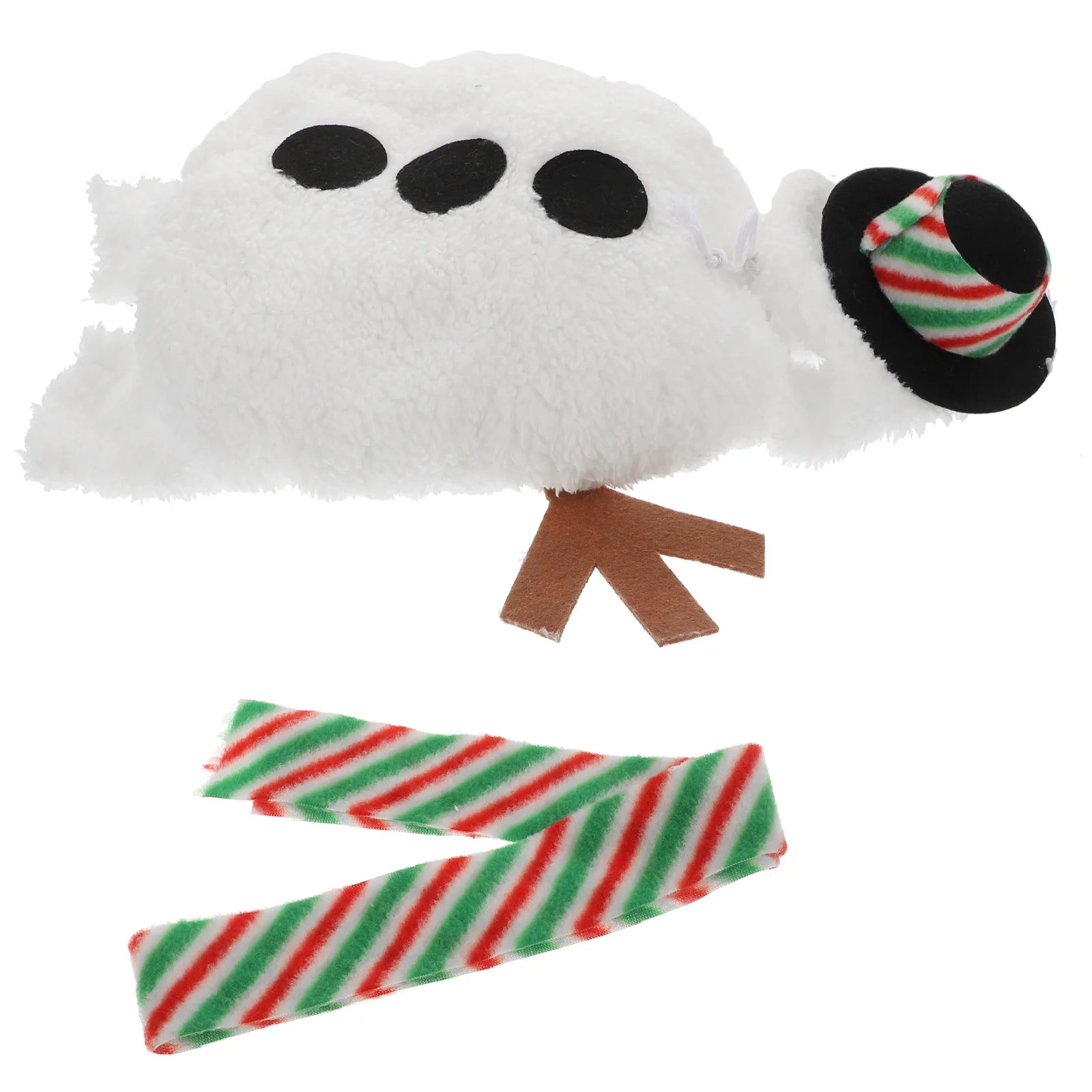 

1Pcs Dog Warm Xmas Clothes Thick Soft Winter Pet Vest Outdoor Wear Snowman Design Decorative Puppy Outfit Dog Warm Clothes