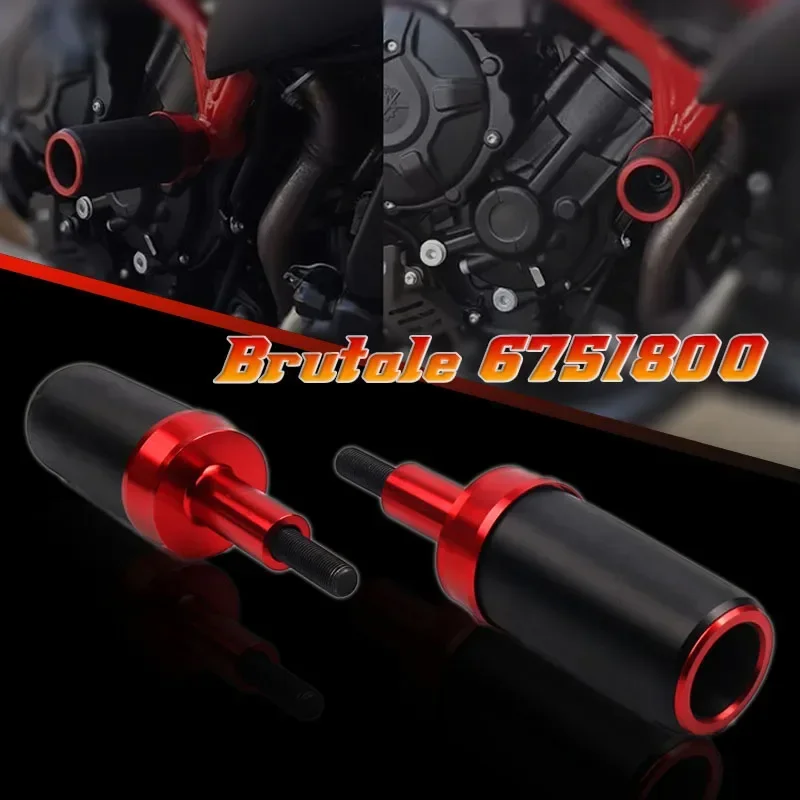 

Motorcycle CNC Falling Protection Frame Slider Fairing Guard Crash Pad Protector For MV Agusta Brutale 675 800 Brutale675