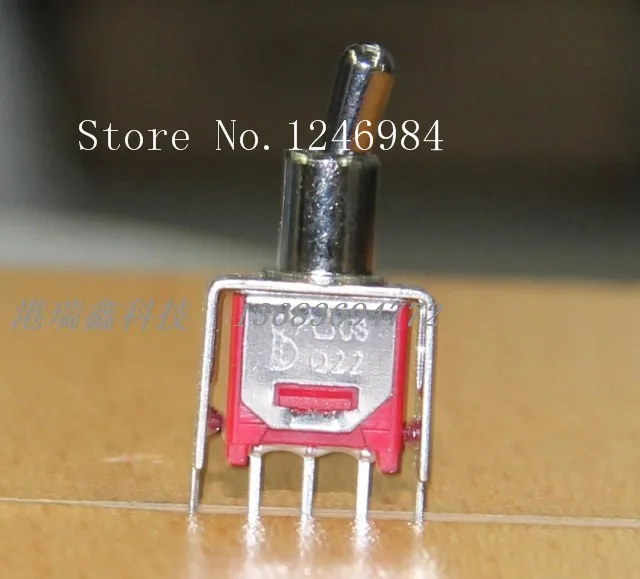 [SA]TS-4-S20 Brachypodium stitch two tranches M5.08 small tripod single toggle switch 2MS1 Taiwan Deli Wei Q22--50pcs/lot