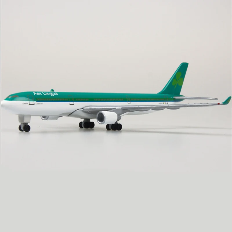 16CM Airplanes Aer Lingus Airlines A330 Model Diecast Alloy Plane Aircraft Model Toys Airplane Kids Gift Display