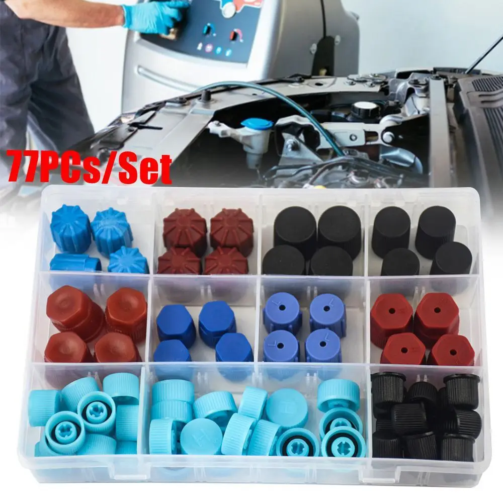 Juego de tapas antipolvo para núcleo de válvula A/C, tapa central de válvula de aire acondicionado, juego de tapas antipolvo para aire acondicionado de coche