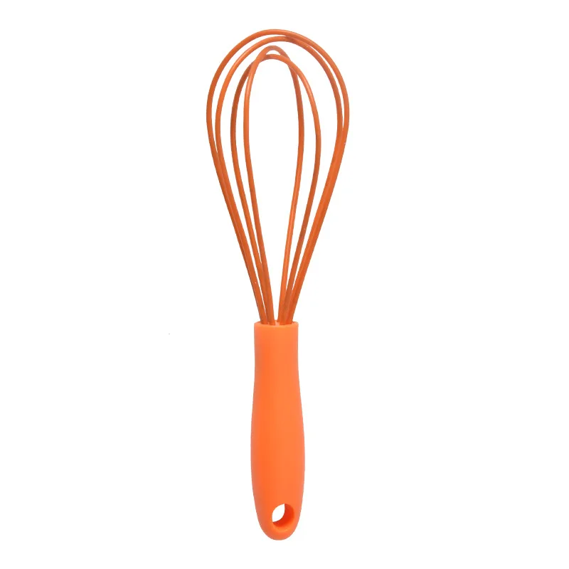 6 Inch Stainless Steel Silicone Whisk Mini Egg Whisk Cream Foam Maker Color Milk Coffee Whisk Mixer Mini Baking Tools Accessorie