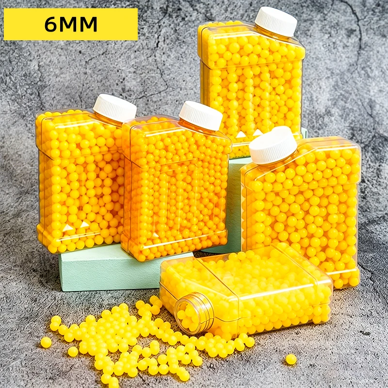 

33W Safe 6mm Soft Rubber Round Bullets for Toy Gun Kids Outdoor Shooting Game Replacement Accessories
